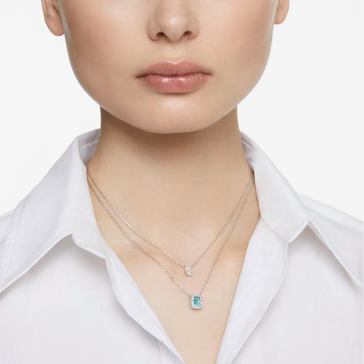 Produktbild Swarovski Millenia Halskette Blau Silber (Swarovski Metall, 41 cm)