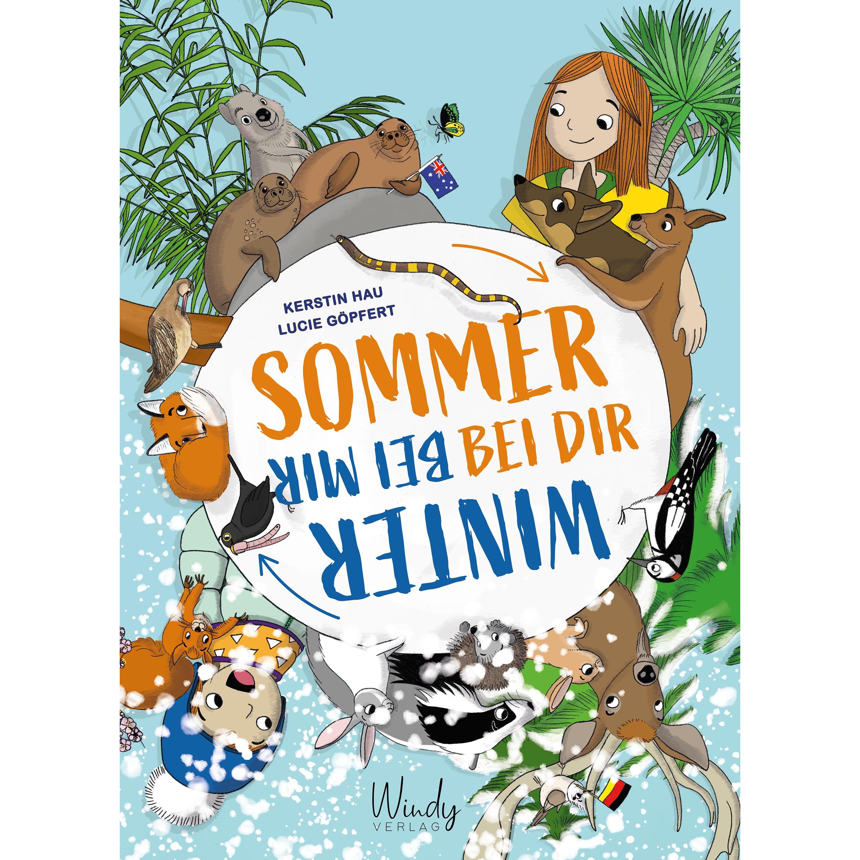 Sommer bei dir - Winter bei mir, Kinderbücher von Kerstin Hau, Lucie Göpfert