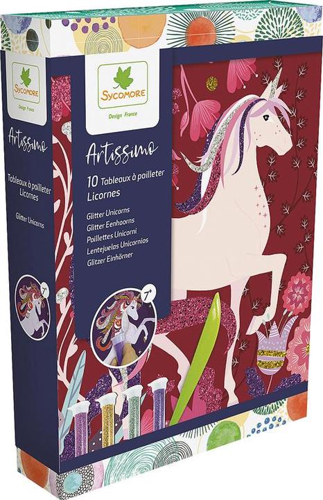 Actual product image Darpeje Artissimo Glitter Unicorns