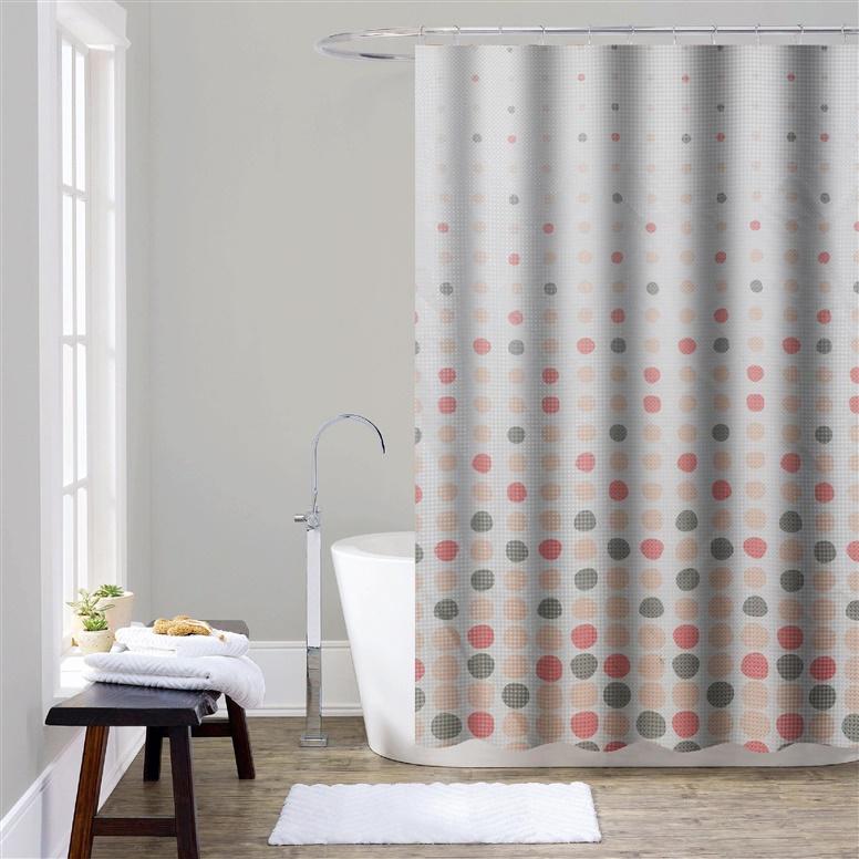 Domoletti, Duschvorhang, SHOWER CURT CY-192965H 180X180CM POLIEST (180 x 180 cm)