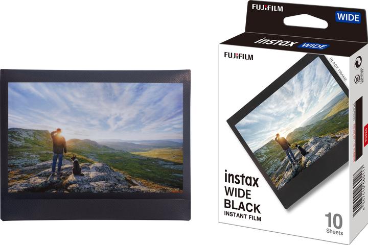Actual product image Fujifilm Instax Wide Film Black (Instax Wide 300, Instax Wide 210)
