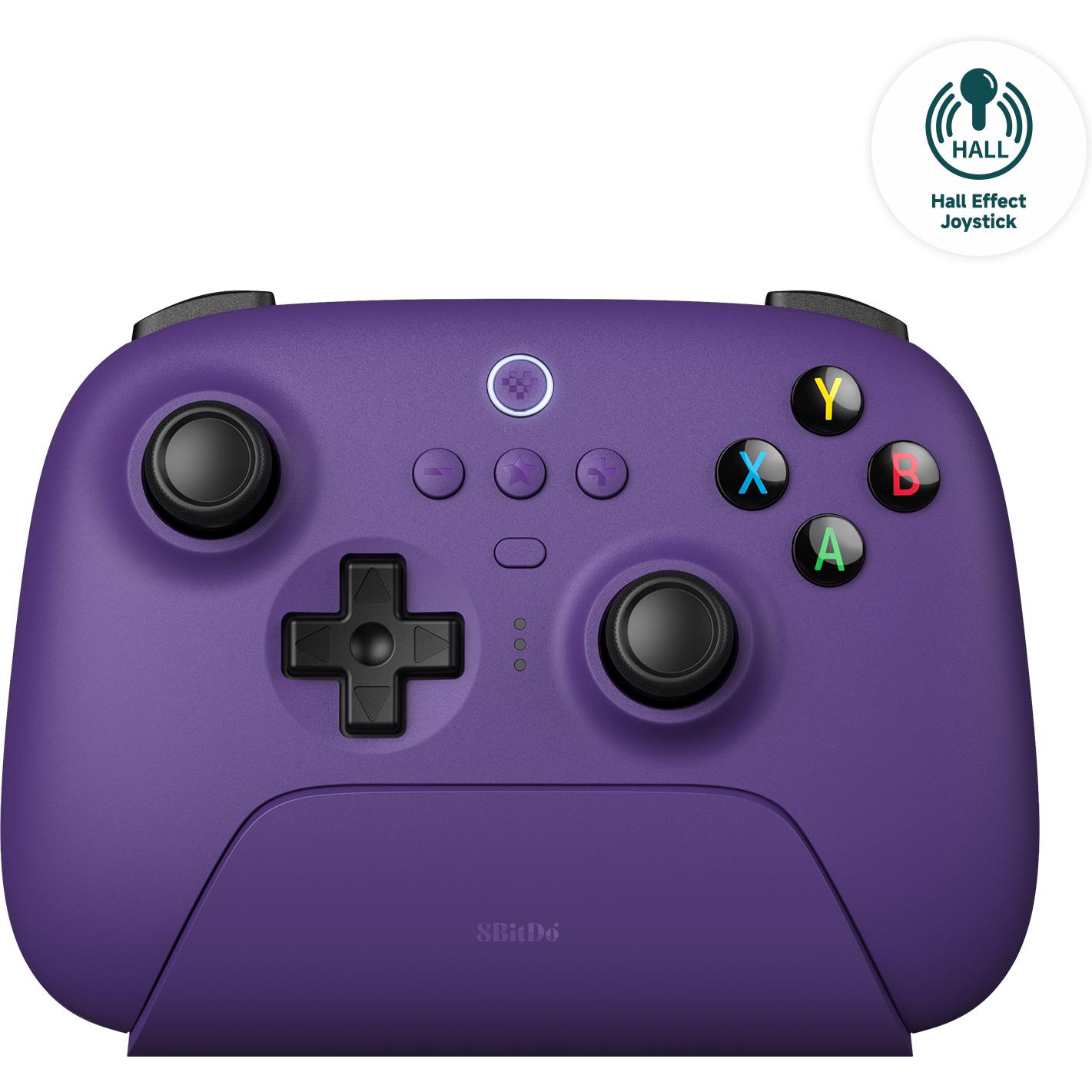 8bitdo Ultimate Wireless Controller - Hall Edition -langaton peliohjain, purppura, PC / Android / (Android, Windows), Controller gaming, Viola