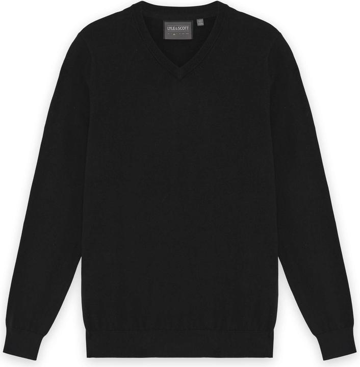 Produktbild Lyle and Scott V-Ausschnitt Pullover mit Stickerei (L)