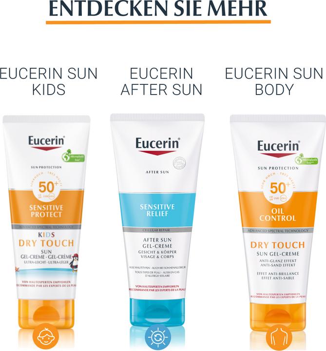 Immagine prodotto Eucerin SUN Face Oil Control Gel-Cream SPF 50+ (Crema solare viso, SPF 50+, 50 ml, 100 g)