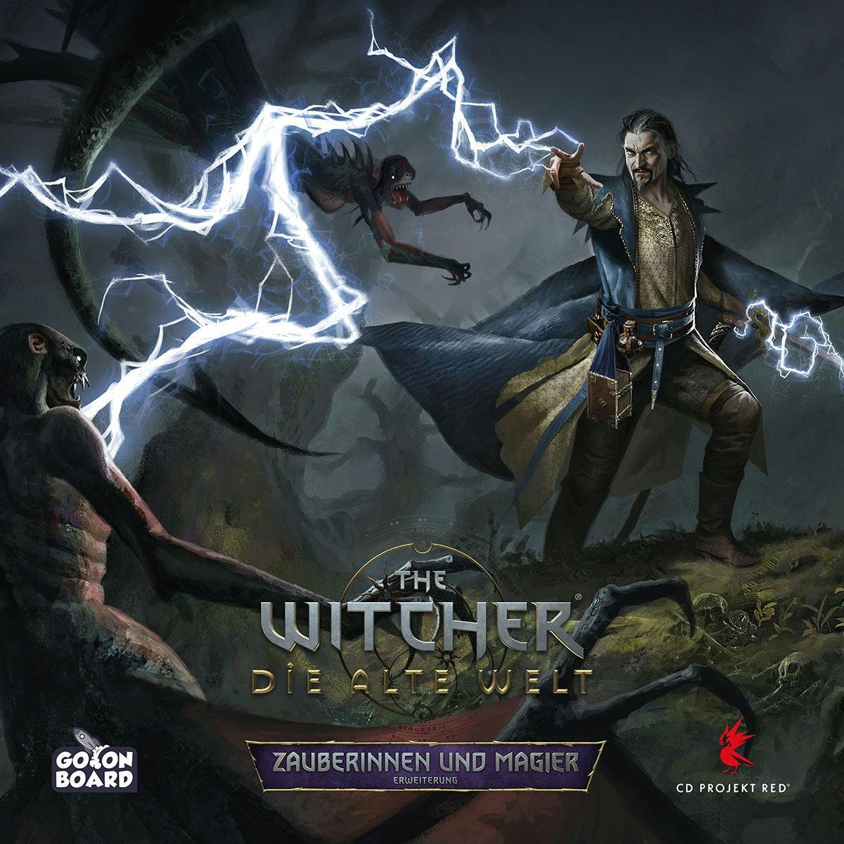 Thumbnail - Go on Board The Witcher: Die Alte Welt - Zauberinnen und Magier, Brettspiel, für 1-5 Spieler (Deutsch)