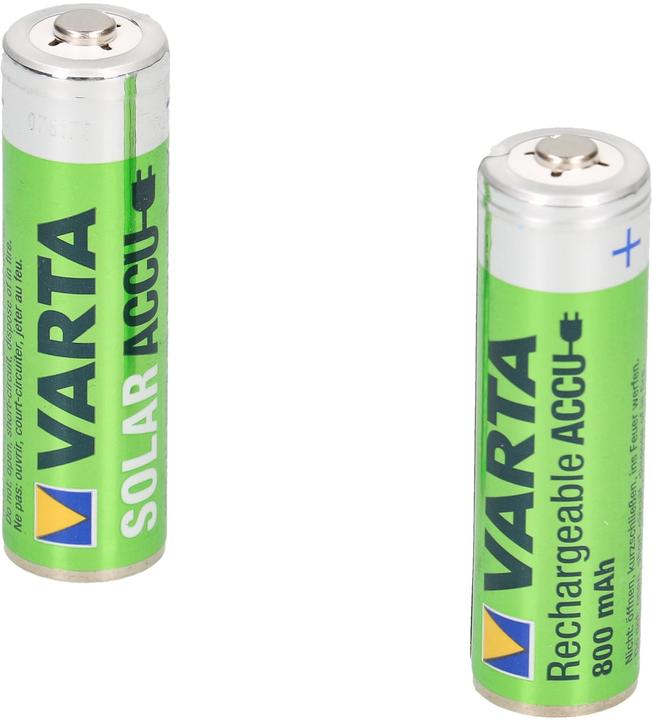Actual product image Varta Recharge Accu Solar (2 pcs., AA, 800 mAh)