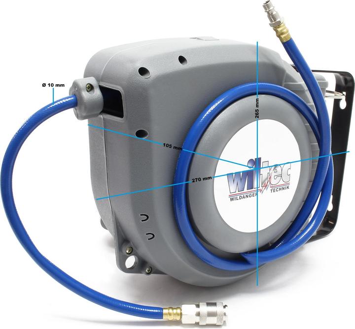 Immagine prodotto Wiltec Avvolgitubo per aria compressa