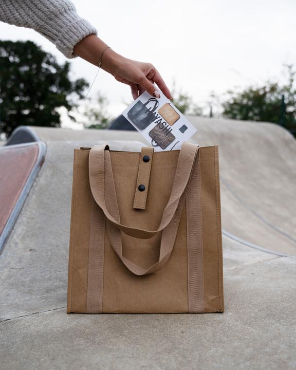 Image du produit Hayashi-UK Sac à provisions, papier vegan cuir