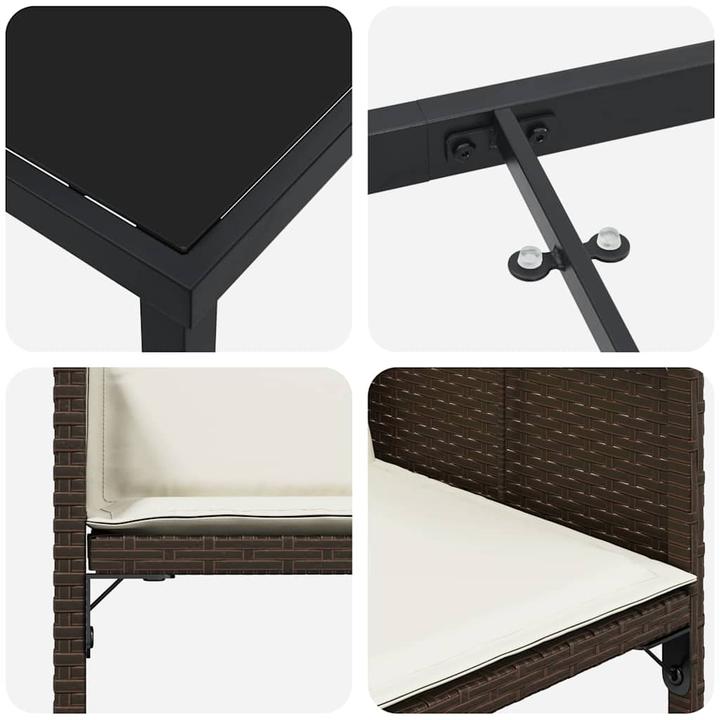 Produktbild vidaXL Modernes Esszimmer-Set (160 x 80 x 73 cm)
