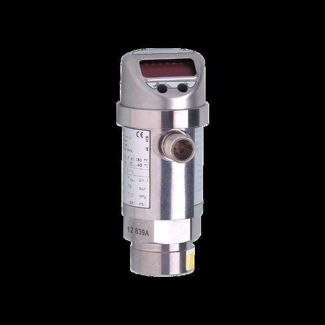 IFM Pressostato elettronico 0-2,5bar PNP/NPN PN016A, Pulsante + Interruttore