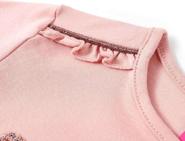 Immagine prodotto vidaXL Camicia a maniche lunghe per bambini rosa chiaro 92,Materiale: 95% cotone. 5 (92)