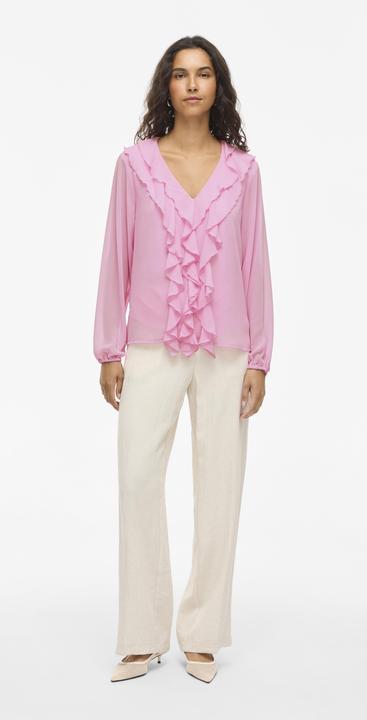 Immagine prodotto Vila VIANE Gerüschtes Oberteil mit langen Ärmeln (38)