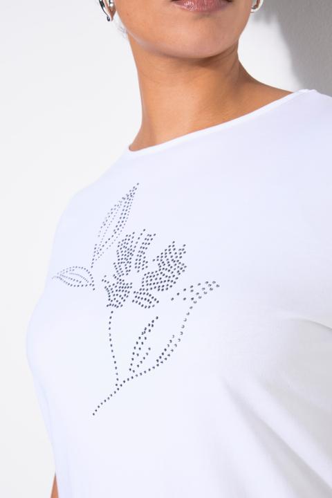 Produktbild Miamoda T-Shirt, Ziersteinchen-Blume, Halbarm (54)
