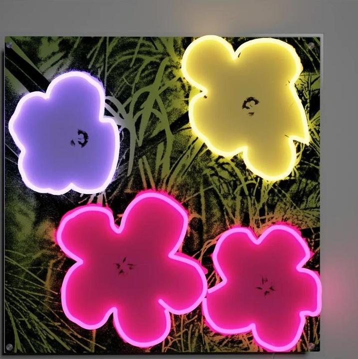 Actual product image YellowPop Andy Warhold Flowers