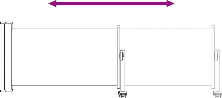 Image du produit vidaXL Terrassenbarriere (3 m)