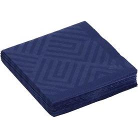 Duni, Tovaglioli, Servettes Mosaico Blu Scuro 24X24 Cm (24 x 24 cm)