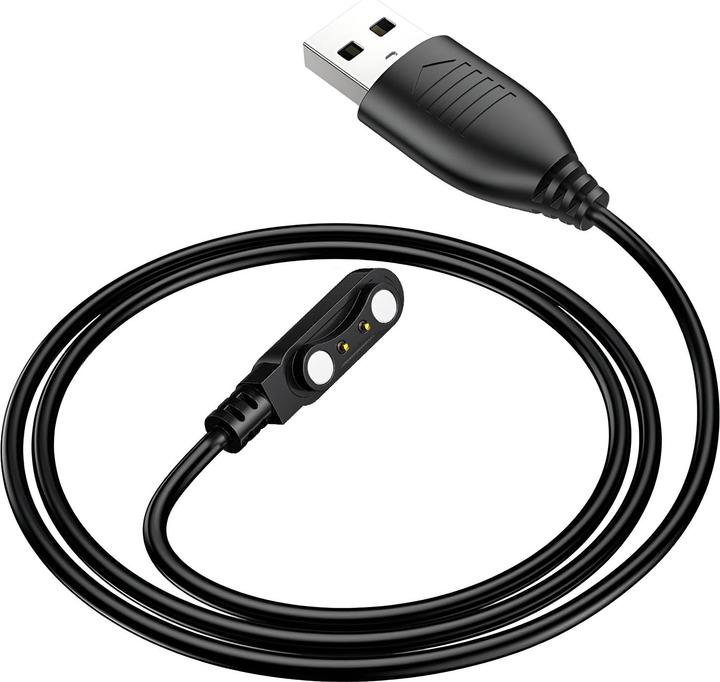 Actual product image Hoco Headphone with microphone smartwatch charging cable Y25 0,6 m black