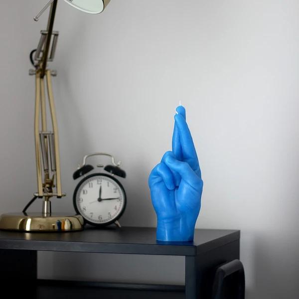 Actual product image Candle Hand crossed fingers (1 pcs.)