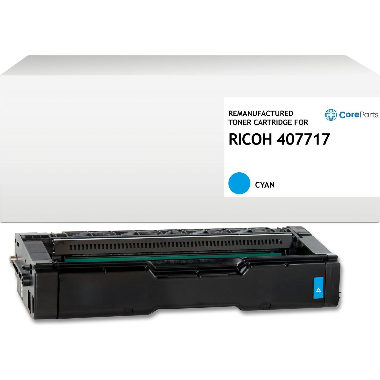 CoreParts, Toner, Lasertoner for Ricoh Cyan
