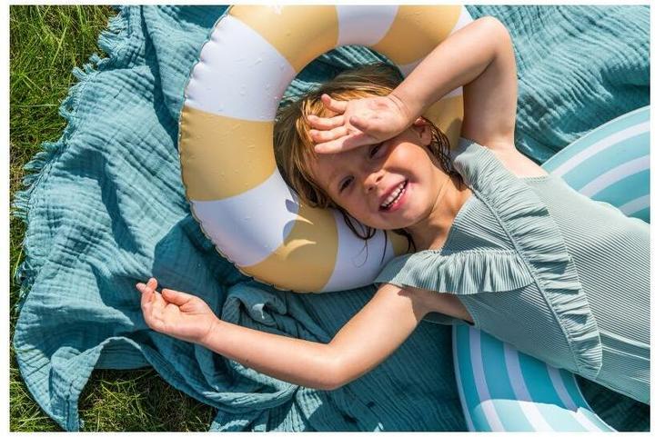 Produktbild Quut Schwimmring Medium Banana Blue 60 cm, Breite: 60