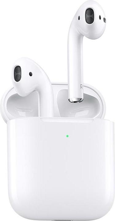 Produktbild Apple AirPods 2nd Gen. mit kabellosem Ladecase (2019) (keine Geräuschunterdrückung, 5 h, Kabellos)