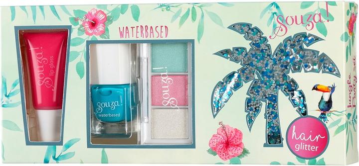 Image du produit Souza Set de maquillage motif palmier (1 pc)
