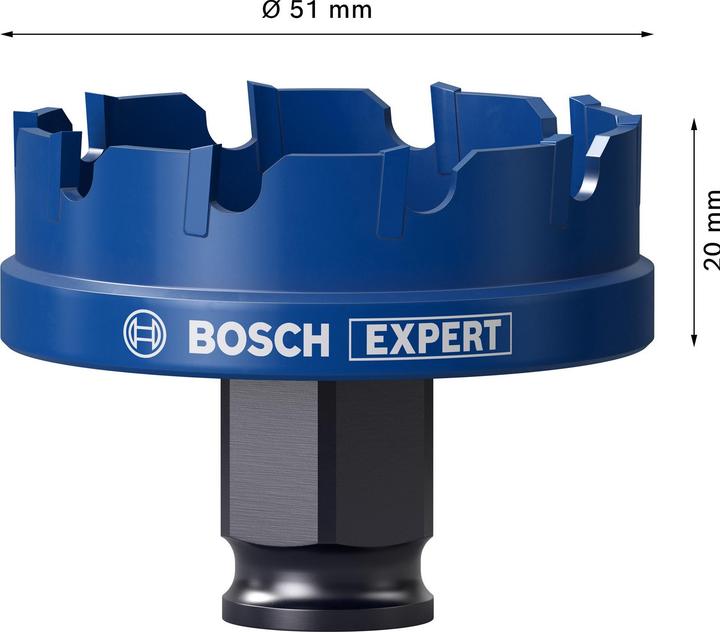 Actual product image Bosch Professional Zubehör EXPERT Sheet Metal Hole Saw 51 x 5 mm (51 mm)