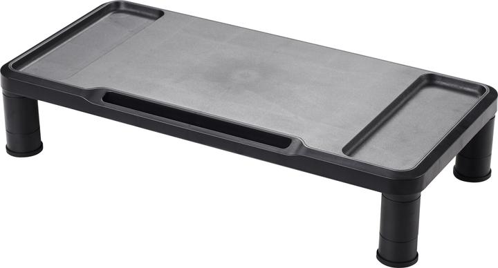 Actual product image Q-Connect Monitor stand, 55.5x26.5cm, height-adjustable, black