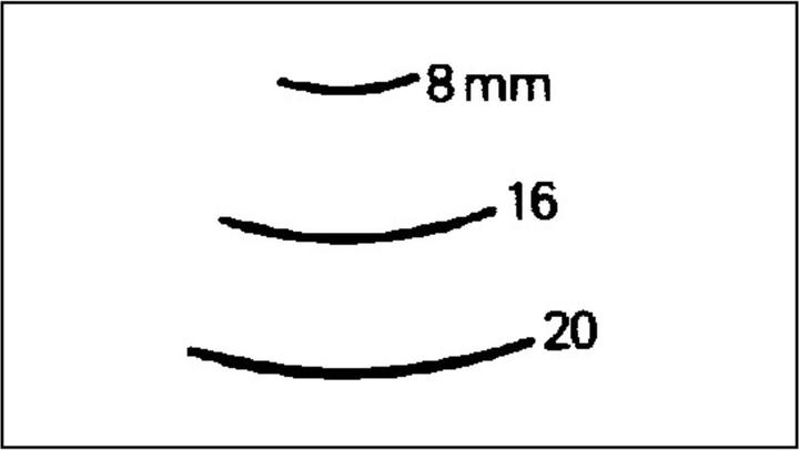 Produktbild Bildhauereisen abgekröpfte Form (14 mm)
