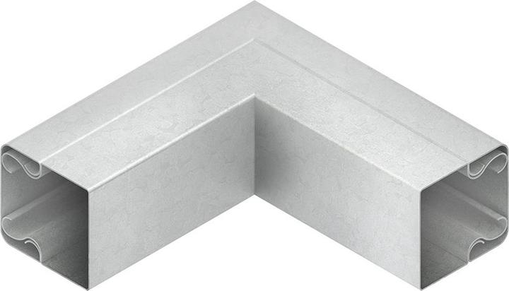 Actual product image Niedax NIE LUAC100.100 external corner 90Â° w. cover Cover 100x100mm strip galvanised DIN EN 10346