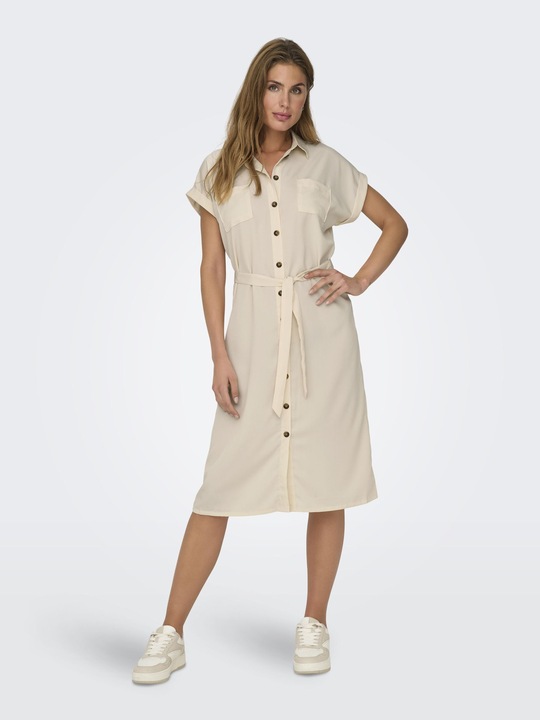 Produktbild Only Bindegürtel Blusenkleid Hemdblusenkleid (40)