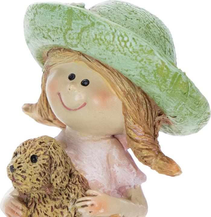 Produktbild Viana Polyresin Dekofigur Mädchen mit Hund
