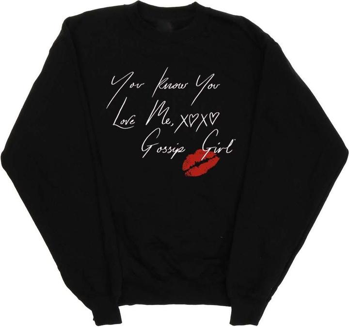 Produktbild Gossip Girl You Know You Love Me Sweatshirt (L)