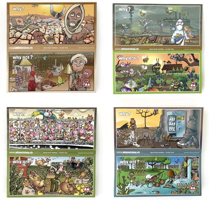 Why not? Collectorspack Why Not Rolling Paper par Ivan Art - Papier durable 4pcs