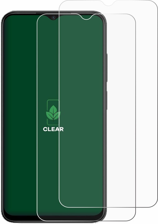 Actual product image ScreenLeaf Protective film sustainable screen protector screen protector film clear transparent (2 Piece, Xiaomi Redmi Note 11E)