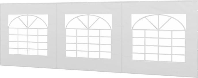 Produktbild Swisshandel24 Seitenteil mit Fenster, Seitenwand für Pavillon ca. 6 x 2 m Seitenplane Ersatzwand für Partyzelt, We (200 cm, 597 cm)