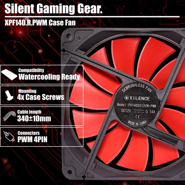 Produktbild Xilence Performance C Series XPF140.R.PWM (140 mm, 1x)