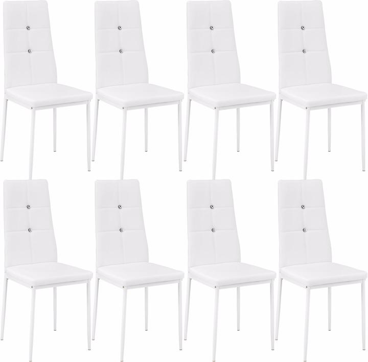 Produktbild tectake 8x Esszimmerstuhl