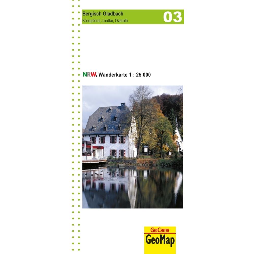 Geo Map: Land NRW:WK 03 Bergisch Glad, Landkarte
