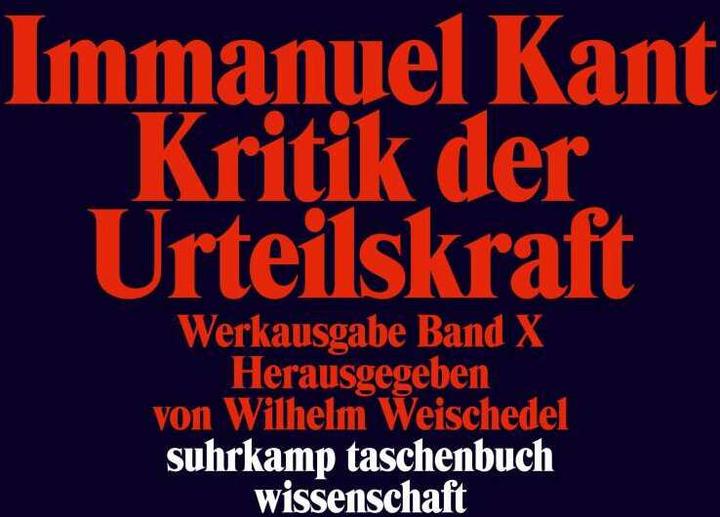Produktbild Werkausgabe in 12 Bänden. 10. Kritik der Urteilskraft (Deutsch, Immanuel Kant, 1974)