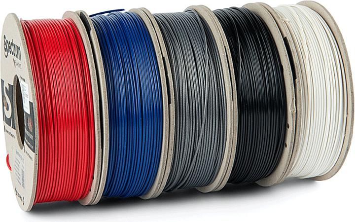 Actual product image Filament ASA 5 Pack 1.75mm (ASA, 1.75 mm, 1250 g, Multicoloured)