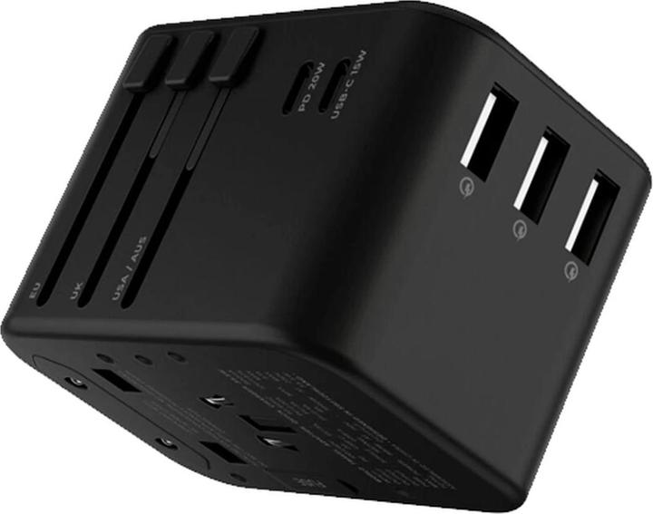 Image du produit Rolling Square Rollingsquare World Travel 5-USB chargeur rapide 35.5W noir (35.50 W, 5 ports)