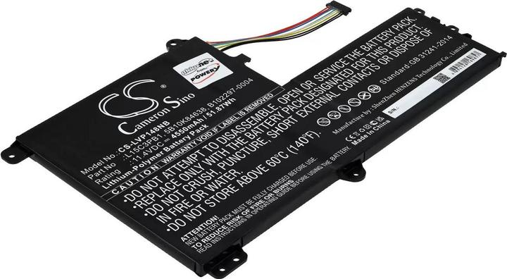 Produktbild AccuCell Akku Lenovo IdeaPad Flex 4-1480 14 (4550 mAh)