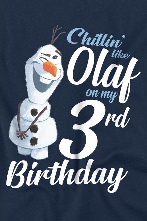 Produktbild Disney Frozen Chillin Like Olaf TShirt 3 Geburtstag (128)