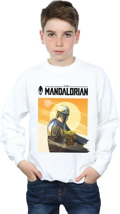 Produktbild Star Wars The Mandalorian The Child Two Moons Sweatshirt Jungen (140, 146)