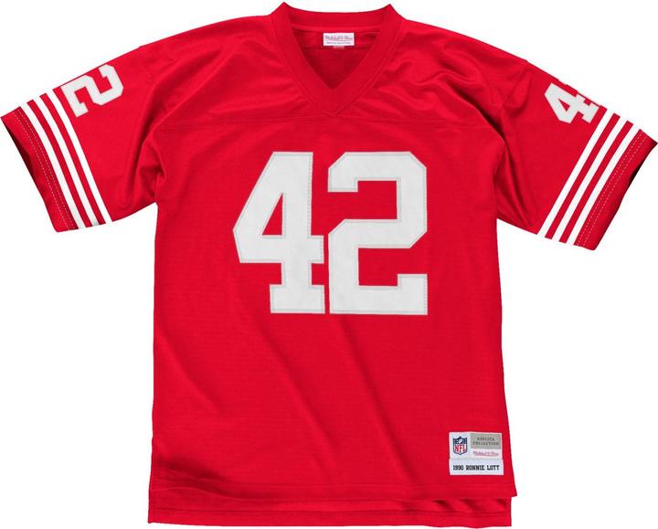 Actual product image Mitchell & Ness NFL Legacy Jersey San Francisco 49Ers 1990 Ronnie Lott (XXL)