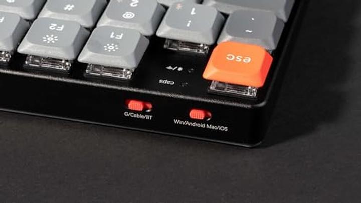Immagine prodotto Keychron K5 Max Swappable Gateron RGB Backlight Brown Switch ISO Layout Italian (ABS Caps) (IT, Cablato, Senza fili)