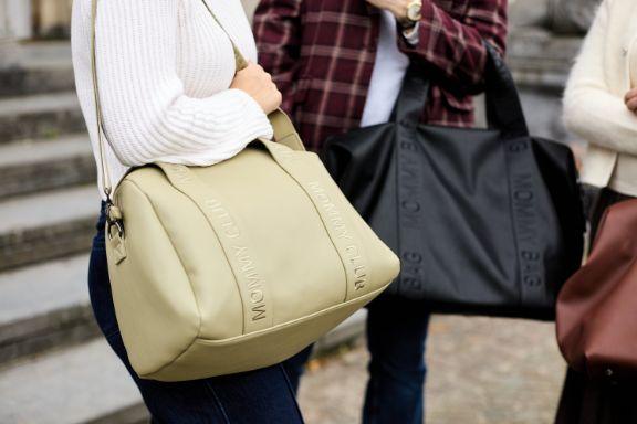 Produktbild Childhome Wickeltasche Mommy Club Signatur Leder grün