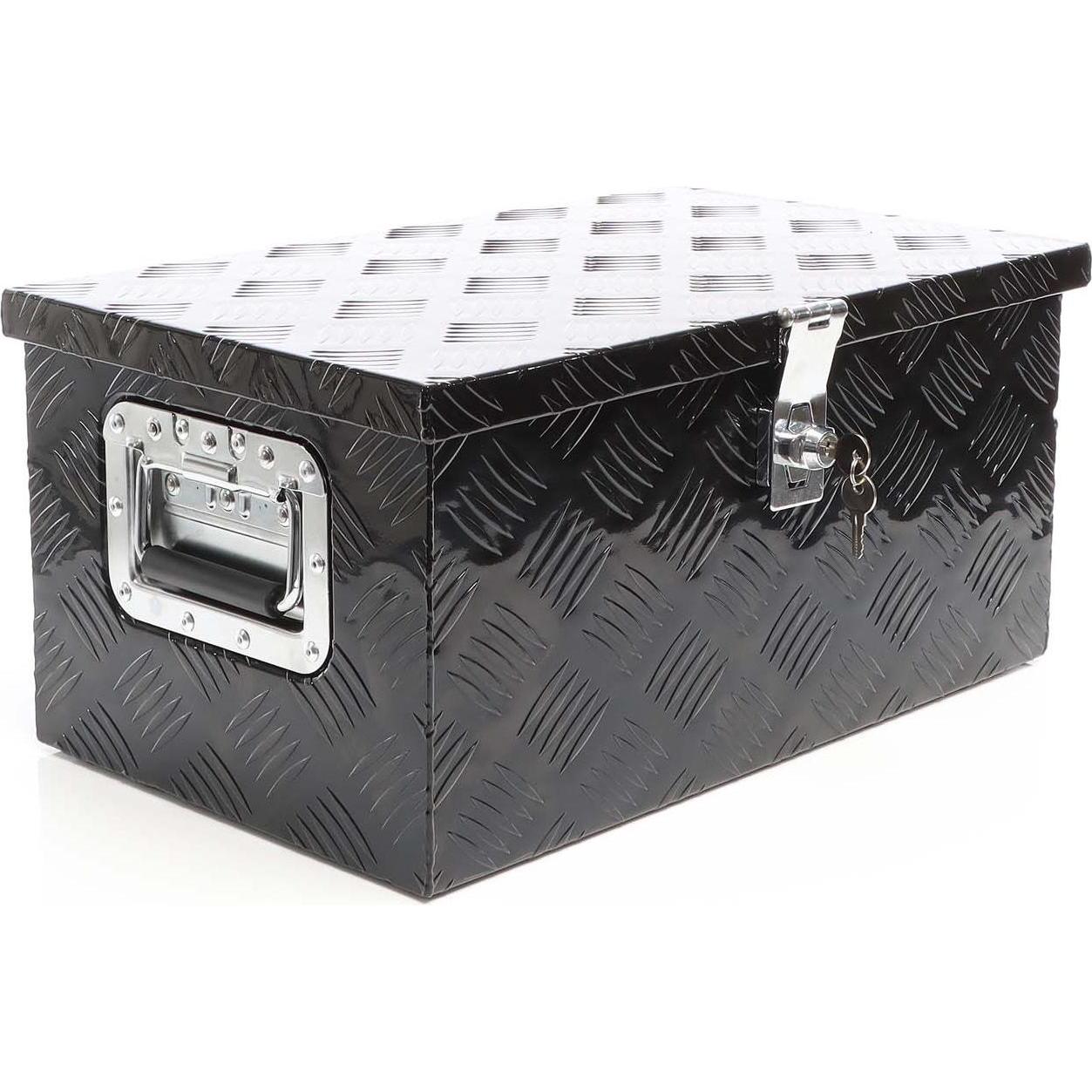 Thumbnail - XPOtool, Lagerbehälter, Werkzeugbox Alu 50,8x30,5x24cm Schwarz Transportbox Werkzeugkiste Alubox