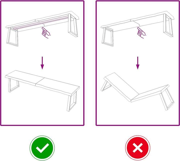 Produktbild vidaXL Tischplatte (160 x 40 cm)